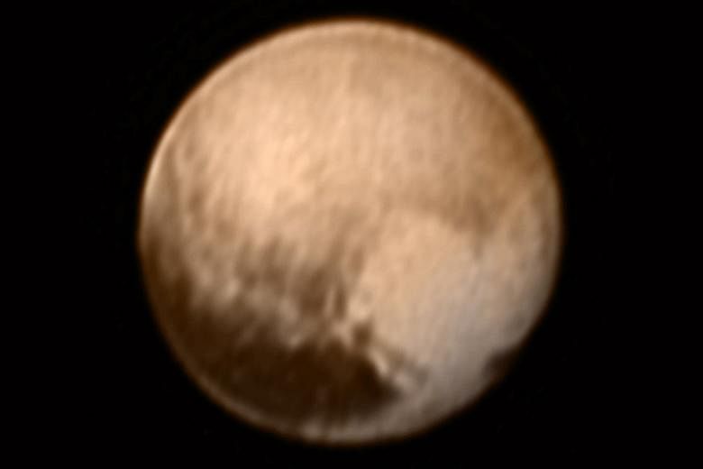 The latest image of Pluto taken by Nasa's spacecraft is giving scientists much better indications of the geology on the remote planet.