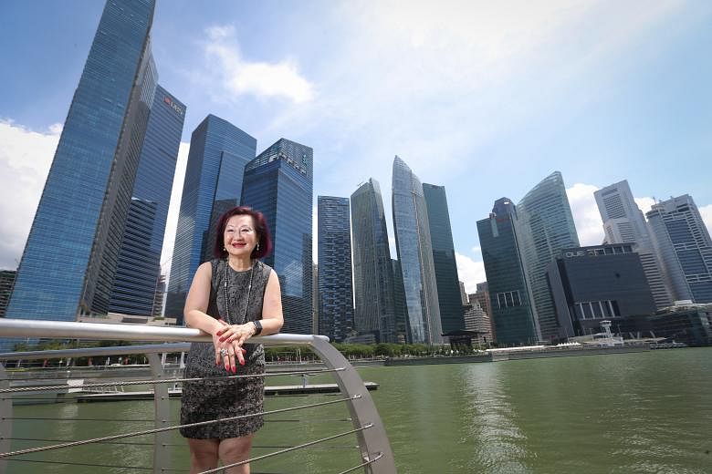 Mrs Elizabeth Sam, 76, was given the task of promoting the Asian Dollar Market and other financial markets, such as the foreign exchange market. From 1971 to 1981, she met many offshore bankers and laid out Singapore's advantages - including its good