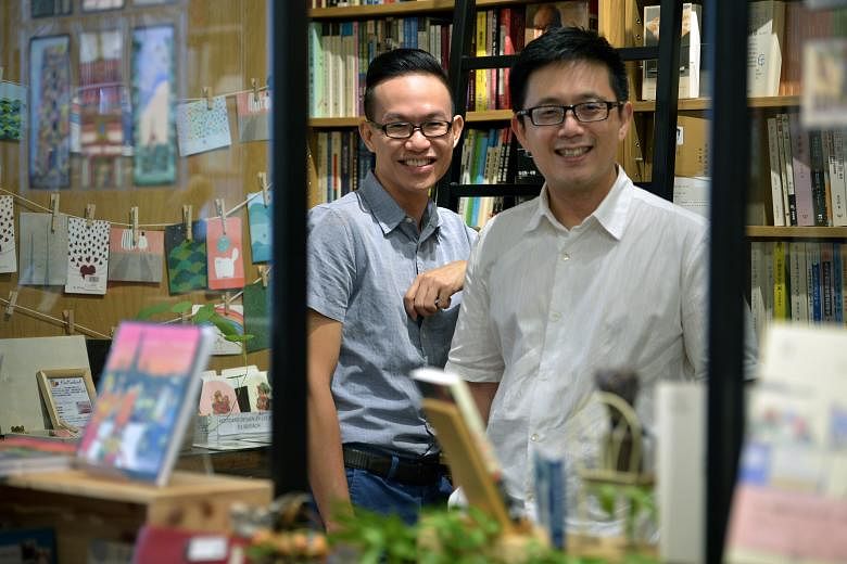 The Select Centre is co-founded by former Arts House director William Phuan (left) and Mr Tan Dan Feng.