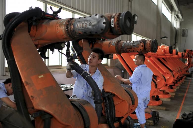 Large parts of the Chinese service sector, like restaurants and healthcare, continue to grow and support the economy. But the signs in industrial sectors, in which other countries and foreign companies have the greatest stake through trade, paint a d