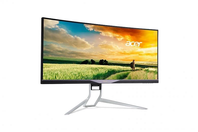 The Acer XR341CK monitor also supports AMD FreeSync.