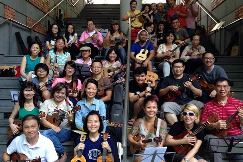 The Ukulele Assemble organises monthly jamming sessions to play the instrument together, and will be participating in Park(ing) Day on Sept 18.