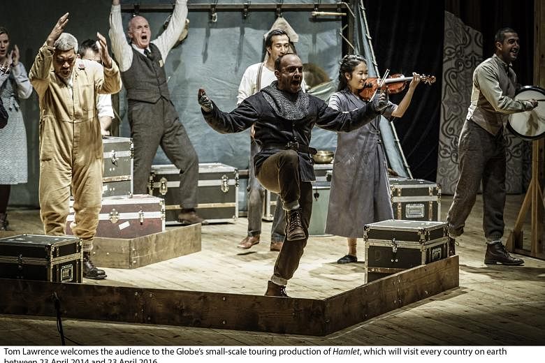 The Globe's travelling production of Hamlet has toured for 16 months to 130 cities.