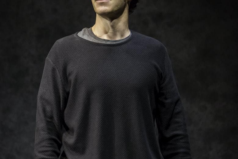 Actor Benedict Cumberbatch's performance in the ongoing production of Hamlet (above) in London has been drawing rave reviews.