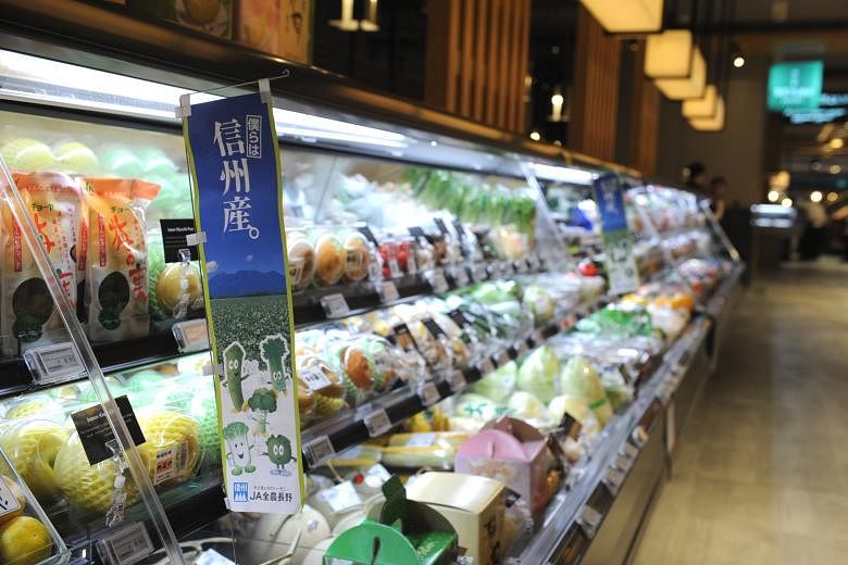 Emporium Shokuhin's fresh produce includes a wide range of vegetables, fruits and condiments.