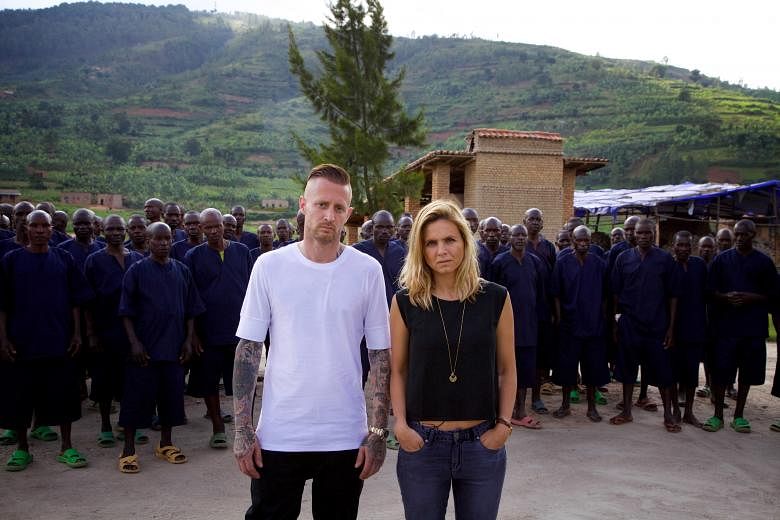 American chef Michael Voltaggio and Portuguese journalist Mariana Van Zeller visit strife-ridden areas in the new food and travel TV show Breaking Borders.