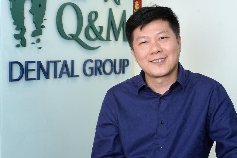 Dr Ng Chin Siau, group CEO of Q&M Dental Group, who manages 76 dental clinics and three dental hospitals across Asia.