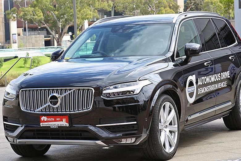 Last weekend's trial in Adelaide involved a self-driving Volvo XC90 going at 70kmh on a 7km stretch of freeway.
