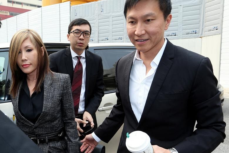 City Harvest Church founder Kong Hee (left) was among six church leaders convicted of misusing church funds to bankroll his wife Ho Yeow Sun's (far left) music career.