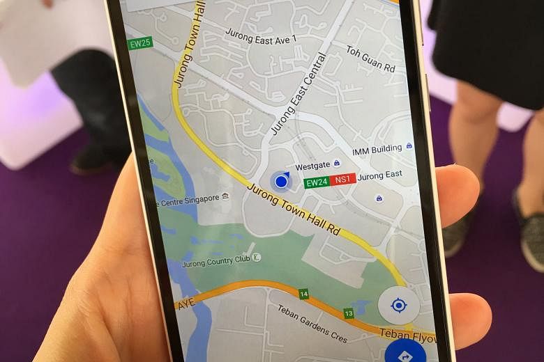 An improved version of the Google map will be available for Apple products also.