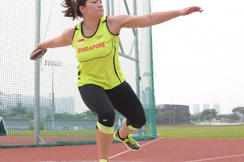 Discus thrower Hannah Lee gave up a fully paid overseas scholarship from Khoo Teck Puat Hospital so she could focus on her participation in the 2015 SEA Games, and her bold move paid off when she won a bronze medal.