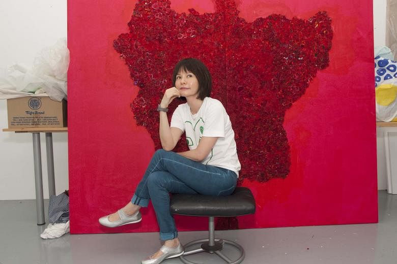 Home-grown artist Jane Lee will showcase her print and paper experiments during Singapore Art Week.
