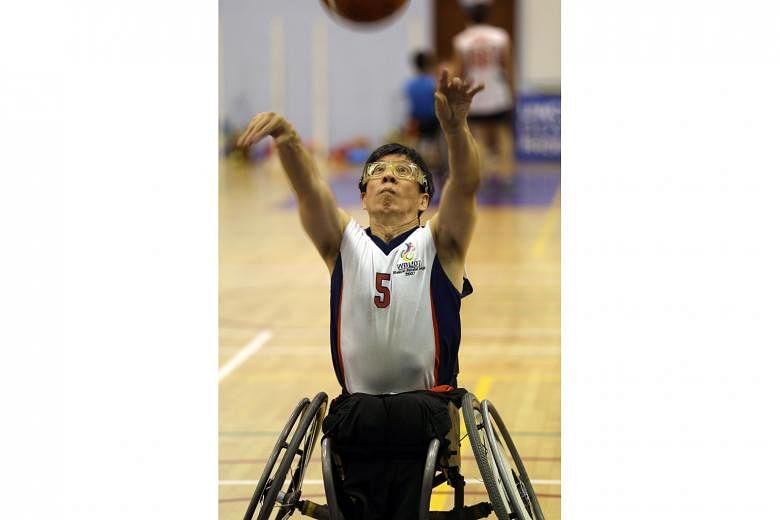 Mr Edwin Khoo, 59, former captain and the oldest player in the team, came out of retirement to compete in the 8th Asean Para Games on home ground next month. He says: "If the senior players had not come together this time, we would not have a team."