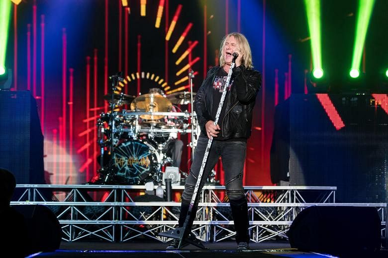 Joe Elliott's vocals have held up over the decades. Def Leppard played to packed crowds 19 years after their last concert in Singapore.