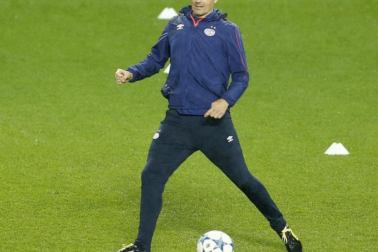 PSV coach Phillip Cocu played for the Eindhoven team in the 2006-07 season, the last time a Dutch club made it to the knockout phase of the Champions League. He plans to use that experience in preparing his team for the match against CSKA Moscow.