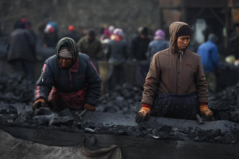 For decades, coal has been the backbone of millions of miners, like these people in China. But they are likely to be hit hard because of the Paris climate pact, in which 195 countries pledged to steer away from fossil fuels.