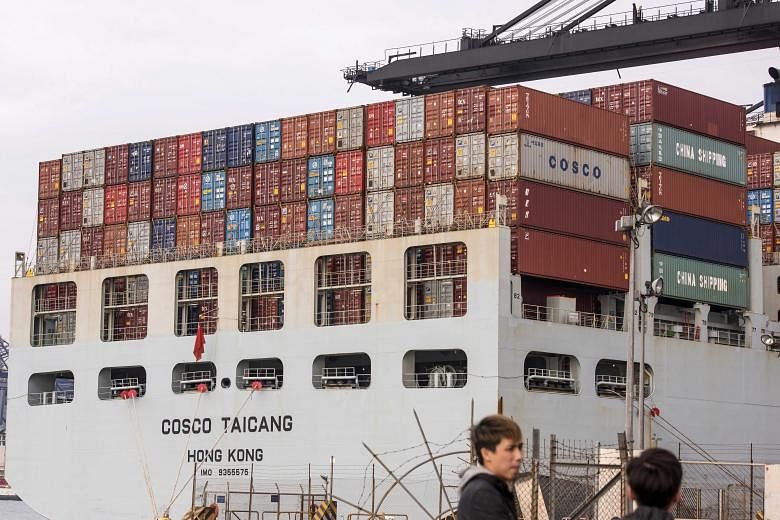 A China Ocean Shipping container ship at the Kwai Tsing Container Terminals in Hong Kong last week. The state-owned Assets Supervision and Administration Commission announced the approval last Friday for the reorganisation of China Ocean Shipping and