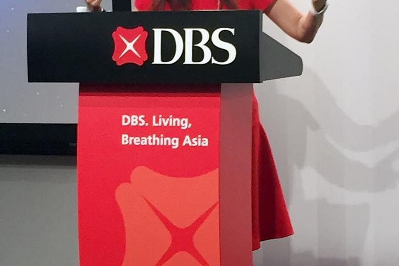 Ms Tan Su Shan, DBS' head of consumer banking and wealth management, says its rich clients want to put their money where their mouth is.