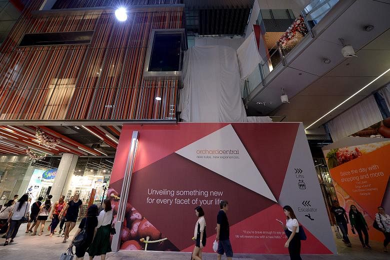 Orchard Central's first major renovation since its opening six years ago will introduce new escalators and reconfigured walkways in the 11-storey mall, said Far East Organization, which owns the mall.