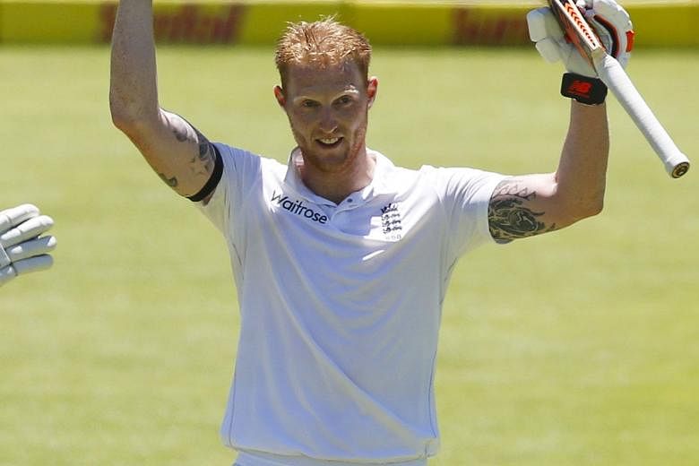 England all-rounder Ben Stokes after reaching his 200 against South Africa yesterday.