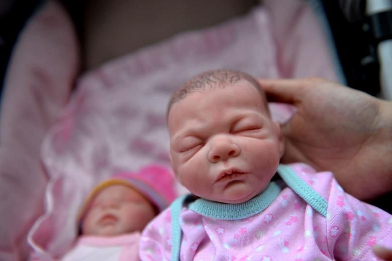 A reborn doll crafted by Ms Linda Ho, a Singapore-based artist.