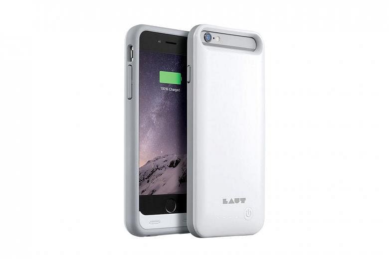The Laut N.Duro is the lightest battery case in this round-up and its exterior feels smooth.