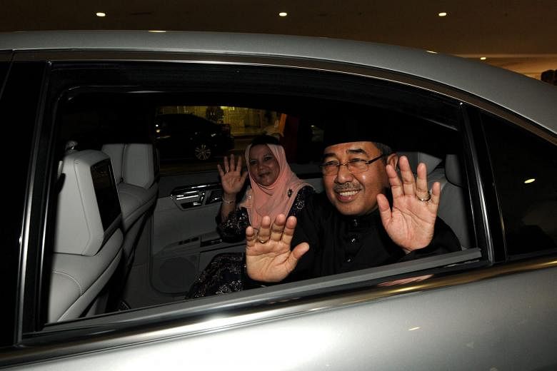Umno figures have defended the appointment of Datuk Seri Ahmad Bashah, seen here with his wife, citing attributes such as his vast experience in politics and connections to the federal government.