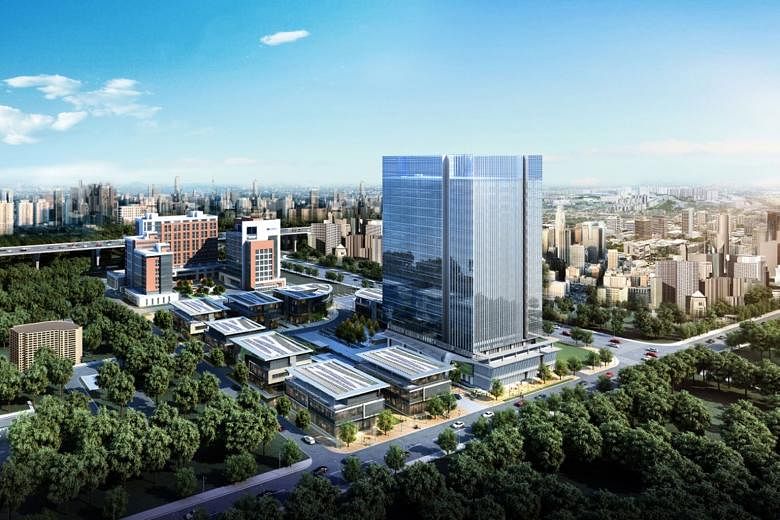 A Shanghai project bought by Mapletree Greater China Commercial Trust, which is among DBS analysts' top picks.