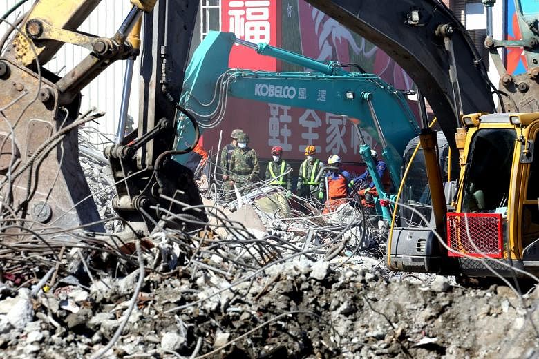 Rescue work has focused on the wreckage of the Wei-guan Golden Dragon Building. All of those believed missing in the building have now been accounted for.