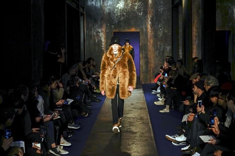 Fur rules on the runway at a collection from Coach.