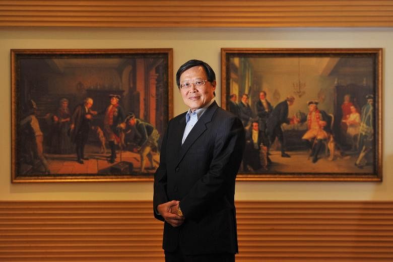 Mr Ho, Rothschild's new non-executive chairman for South-east Asia, at his office. His long and distinguished career has seen him weather two financial crises and a terror attack.