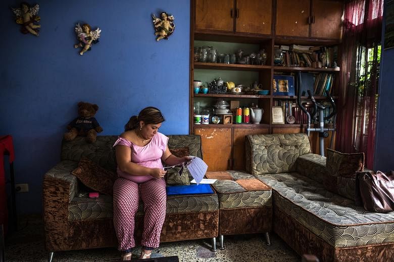 Ms Barrios, who is pregnant with twins, is one of at least 25,000 Colombians who have contracted the Zika virus. The 24-year-old, who says her doctors offered her an abortion, has since recovered and an ultrasound shows that her babies are developing