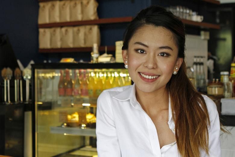 Cafe owner Daphne Goh says running her own business has helped her to become more independent.