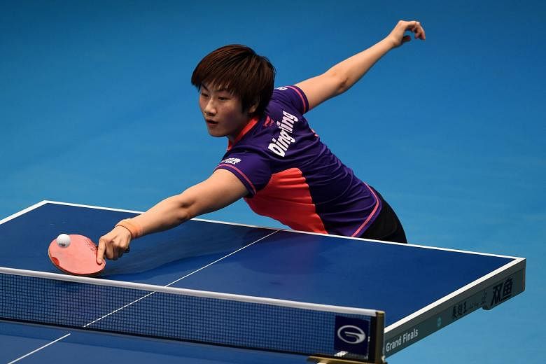 Ding Ning in action during the ITTF World Tour Grand Finals in December. The current world No. 2 learnt from Singapore's stunning win over China in 2010 how to maintain her composure during matches when things did not go her way.