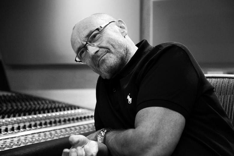Phil Collins put updated images of himself in the same style and pose for all eight albums, including Dance Into The Light, Face Value, Hello, I Must Be Going! and Both Sides.