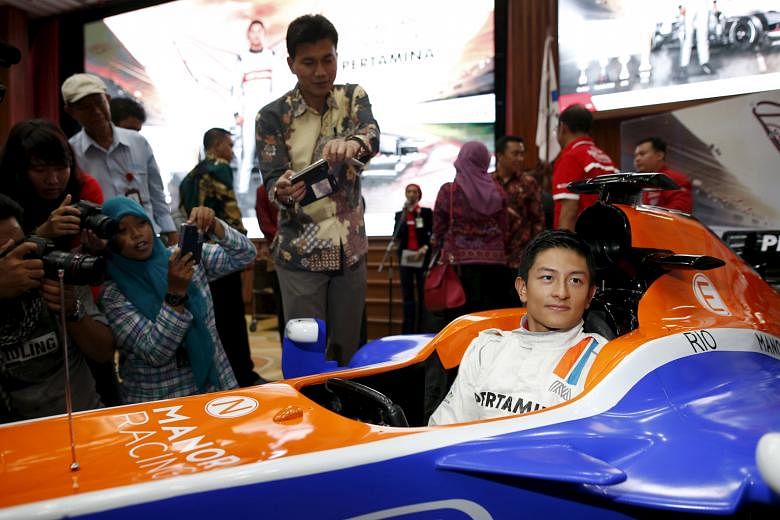 Rio Haryanto, Indonesia's first Formula One driver, will make his debut in Melbourne. The Indonesian dismissed critics who attributed his F1 seat to heavy financial backing, saying hard work has led him to represent the Manor Racing team.