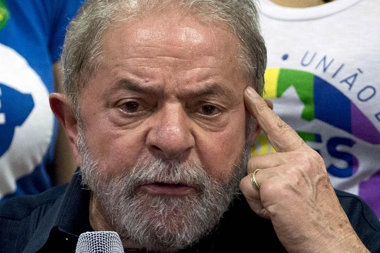 Ms Rousseff (left) is betting on Mr Lula to save her as she faces an impeachment attempt, a deep recession, mass protests and the scandal at state oil giant Petrobras.