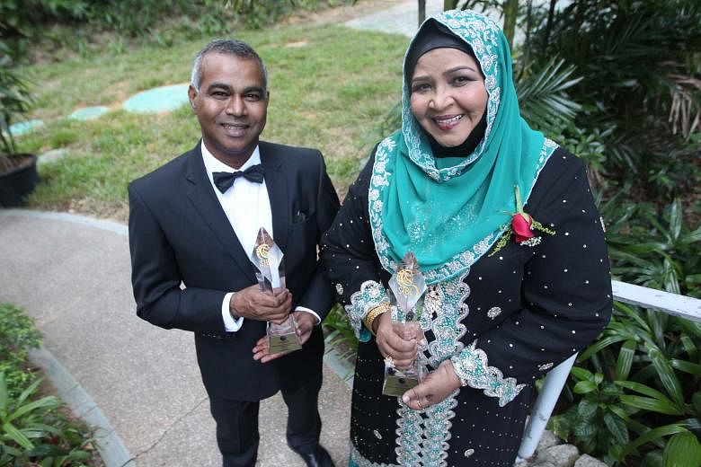 Mr Veera and Ms Beevi are among the 90 outstanding entrepreneurs who received awards on Saturday. Mr Veera did not give up even when the financial crisis took a toll on business and Ms Beevi struggled for years before her restaurant became a success.
