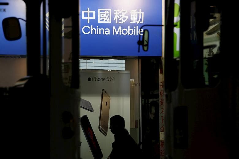 A China Mobile shop in Hong Kong. The partnership between StarHub and China Mobile International involves cooperation on global roaming, information sharing and creating new business opportunities.