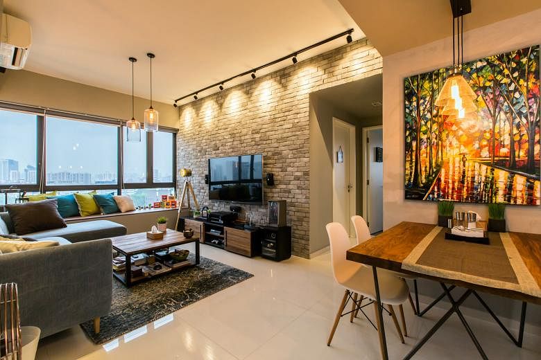 Mr Sun's home at The Interlace condo was renovated using Hall Interiors, an interior designer that the social media manager found through the Qanvast app, which features more than 200 designers.