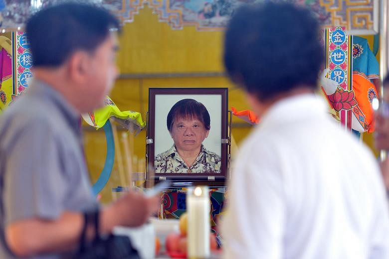 Madam Poh was killed on the spot after a reversing taxi hit her twice at high speed. It is believed that the cabby had lost control of his vehicle.