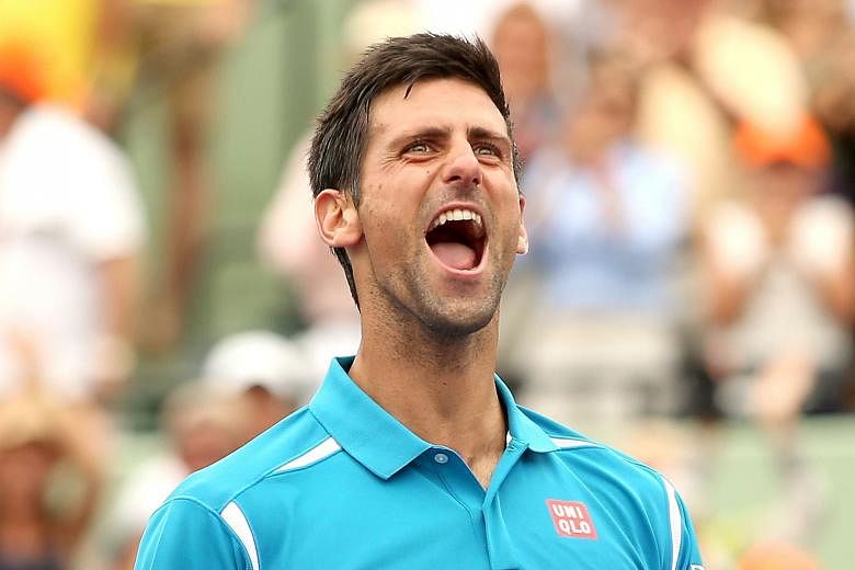 Having scooped the year's first Grand Slam at Melbourne Park and following that up with back-to-back wins at Indian Wells and Miami, Novak Djokovic is tightening his stranglehold on men's tennis.