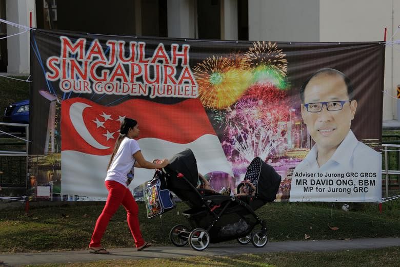 Mr Ong, seen here on a banner put up in the Bukit Batok constituency last year, stepped down last month over an alleged extramarital affair with a PAP member who was one of his grassroots activists. In his letter to Bukit Batok residents, he also tha