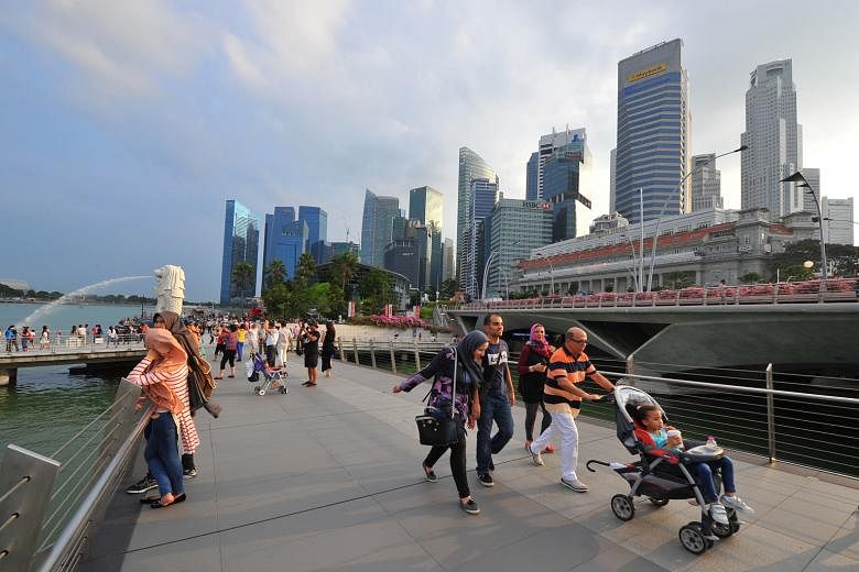 Industry professionals say Singapore's advantages as a financial centre include its infrastructure and English- speaking skills.