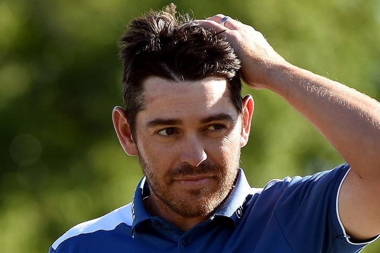 Louis Oosthuizen was one of three players to ace the 16th hole at the Masters on Sunday.