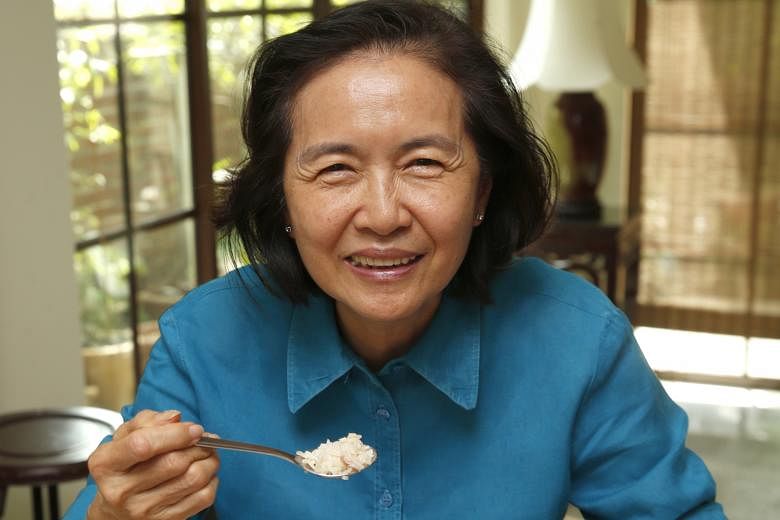 After years of not being able to eat more than a few mouthfuls of anything, Madam Chan can now happily tuck into chicken rice, one of her favourite dishes. She underwent a procedure last year which involved sending a flexible tube called an endoscope