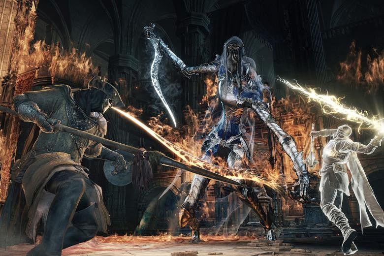Dark Souls III has its own brand of multiplayer gameplay. Your character can enter the games of other players, either to kill them, or to help them against enemies.