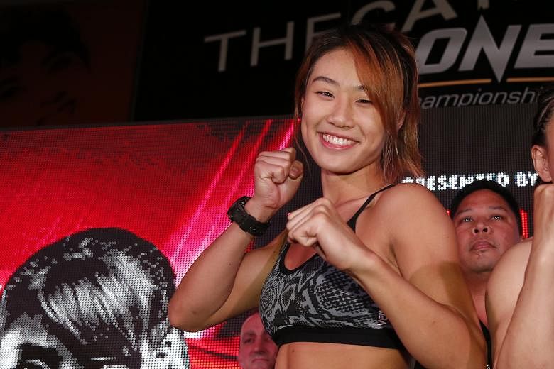 Angela Lee said her new contract, signed last week, will "continue to motivate me to grow as a fighter in One Championship".