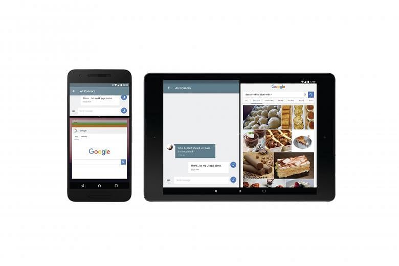 Google's Android N mobile operating system will have multi-window support that lets users run two applications at the same time on one screen.