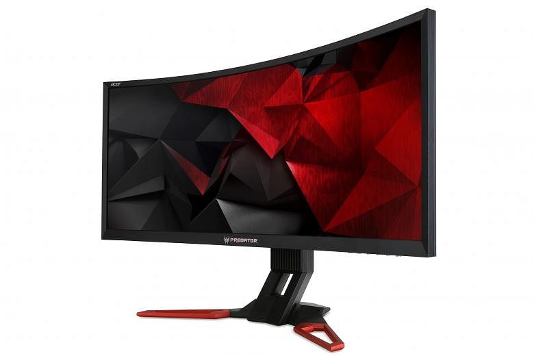 The Acer Predator Z35 curved gaming monitor can make you feel like your field of view has been enveloped by the screen.
